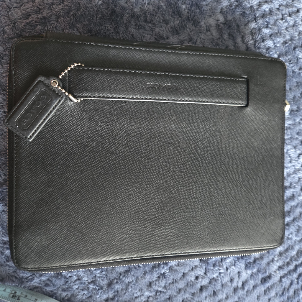 Coach Leather Tablet Carrier